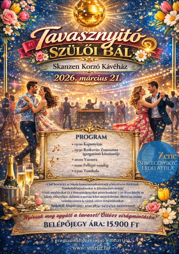 tavasznyito szuloi bal 2026